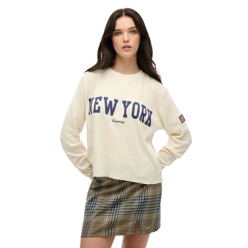 Superdry Ath Essential Graphic LS Top